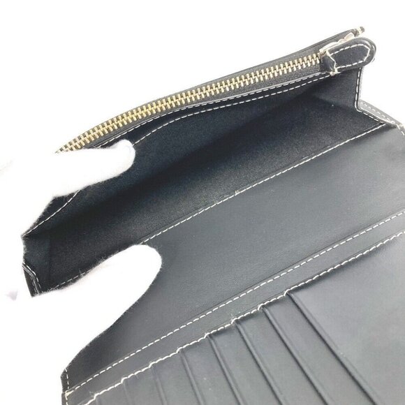 Auth BURBERRY 8052803 Long wallet giant check Bifold Long Wallet PVC Brown - Picture 10 of 12